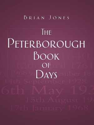 cover image of The Peterborough Book of Days